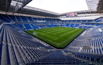 After £800m and four years, Everton’s new stadium makes its grand debut