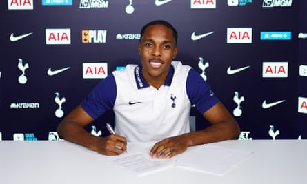 ‘An unbelievable finisher’: why Mathys Tel is a perfect fit for Spurs