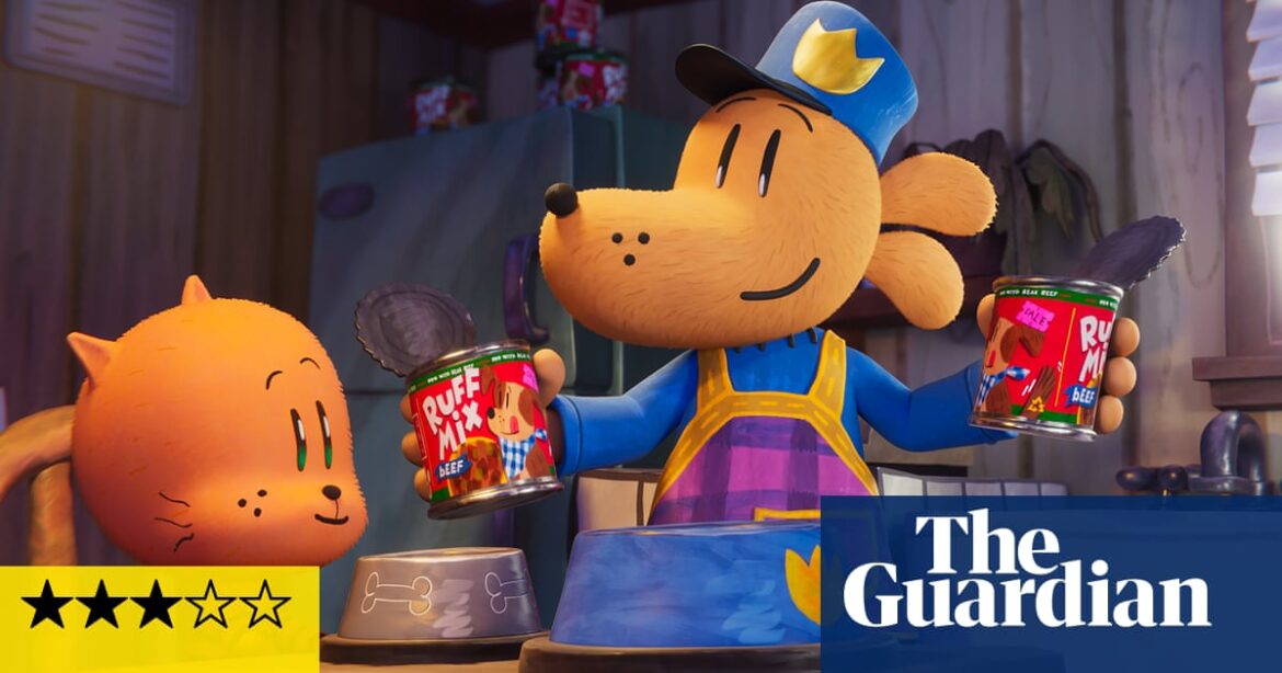 Dog Man review – goofy gags galore as the Franken-pooch takes on a fiendish feline