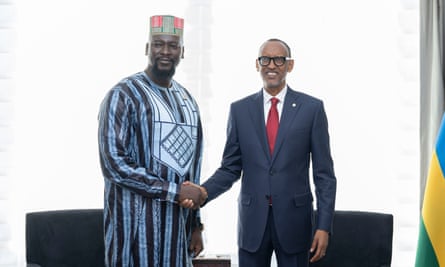 Mamady Doumbouya and Paul Kagame meet in New York, September 2023