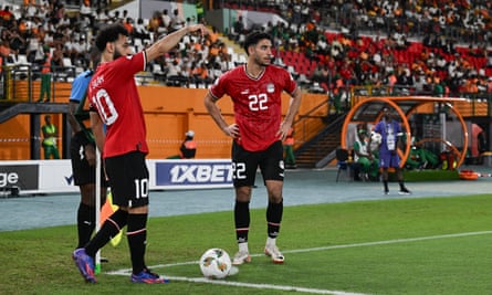 Egypt united in front of the TV by Omar Marmoush v Mohamed Salah