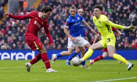 Federico Chiesa playing for Liverpool against Accrington Stanley in the FA Cup third round