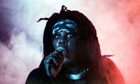 Q Lazzarus performing in London.