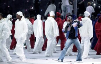 Kendrick Lamar’s Super Bowl half-time show review – game over for Drake