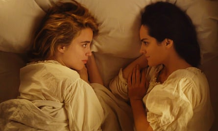 Noemie Merlant and Adele Haenel in Portrait of a Lady on Fire.