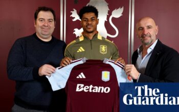 Marcus Rashford joins Aston Villa on loan with option for permanent deal