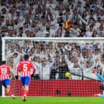 Mbappé fires equaliser as Real and Atlético share spoils in Madrid derby