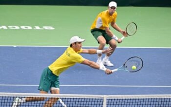 Olympic champions reunite to seal Australia’s Davis Cup win over Sweden