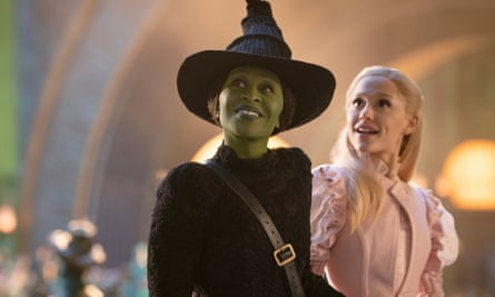 Cynthia Erivo and Ariana Grande in Wicked.