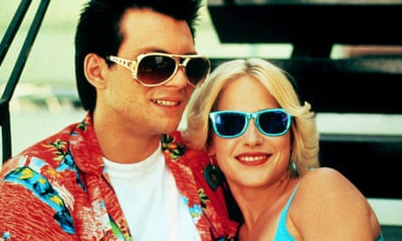 Arquette and Christian Slater in True Romance, 1993, scripted by Quentin Tarantino and directed by Tony Scott.