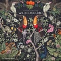 The album cover which is an illustration of two birds perched on a tree surrounded by leaves, flowers and animals