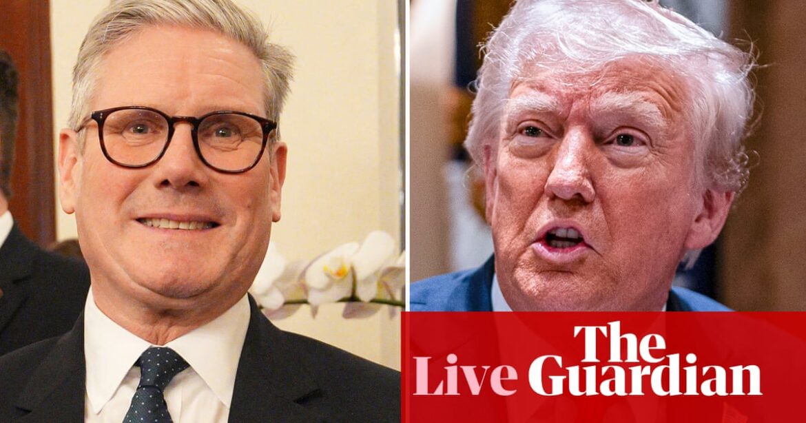 White House ‘very pleased’ with UK’s increase in defence spending ahead of Starmer-Trump meeting – live