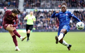 Chelsea win Women’s League Cup final after own goal denies Manchester City