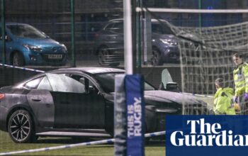 Child dies after car driven on to sports pitch in Cumbria