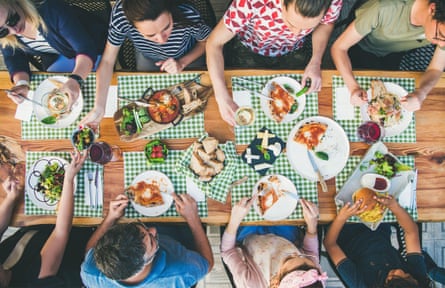 people sharing a meal