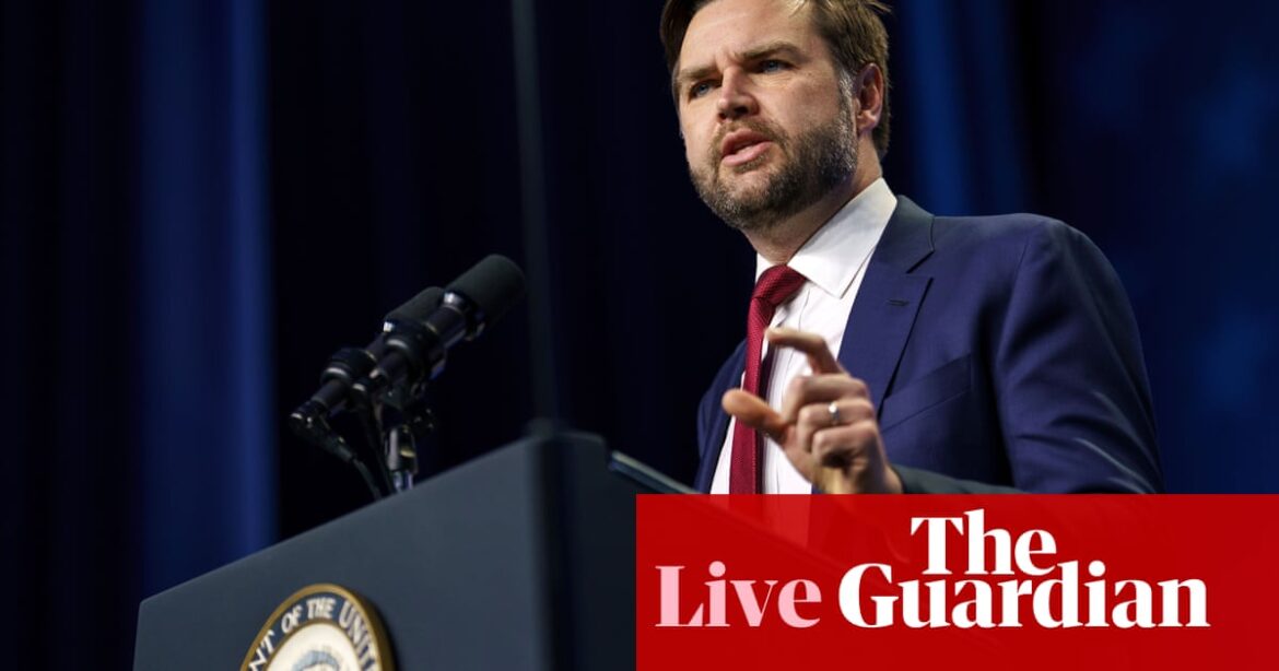 JD Vance claims he was not referring to Britain or France in jibe about European troops – UK politics live