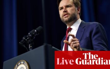 JD Vance claims he was not referring to Britain or France in jibe about European troops – UK politics live