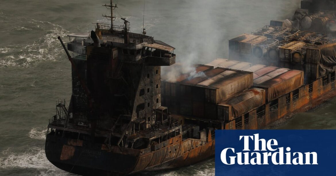 North Sea collision: ship’s master arrested as fears grow for marine life