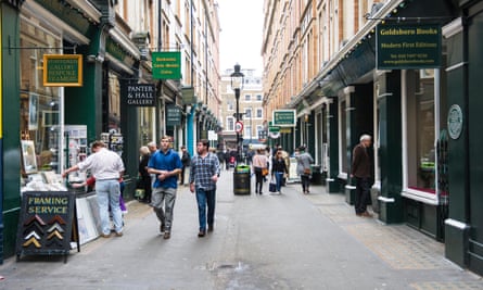 Cecil Court in central London.