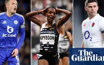 Sports quiz of the week: Jamie Vardy, Faith Kipyegon and Ben Youngs
