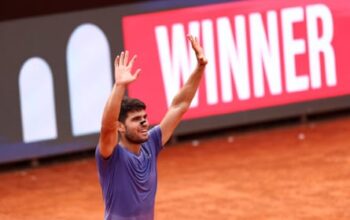 Alcaraz dismisses Draper in straight sets to ease into Italian Open semi-final