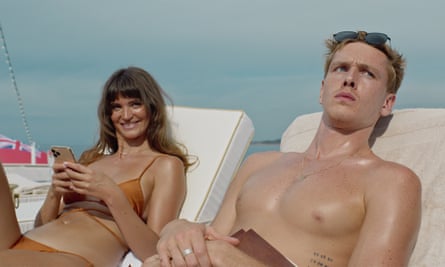 Dickinson with Charlbi Dean Kriek in Ruben Östlund’s 2002 Palme d’Or winner Triangle of Sadness.