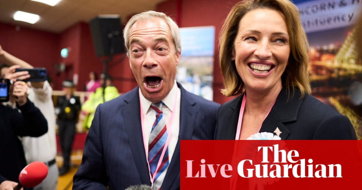 English local elections: Tories reject claim Reform UK main opposition after ultra-slim byelection win – UK politics live