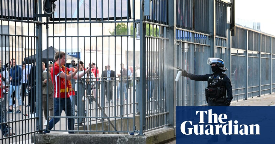 Ex-French interior minister apologises to Liverpool fans for making them a ‘scapegoat’