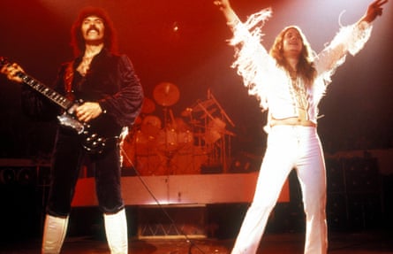 Ozzy and Tony Iommi on US tour, 1978