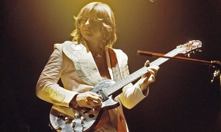 Playing for peace … Greg Lake of Emerson, Lake & Palmer.