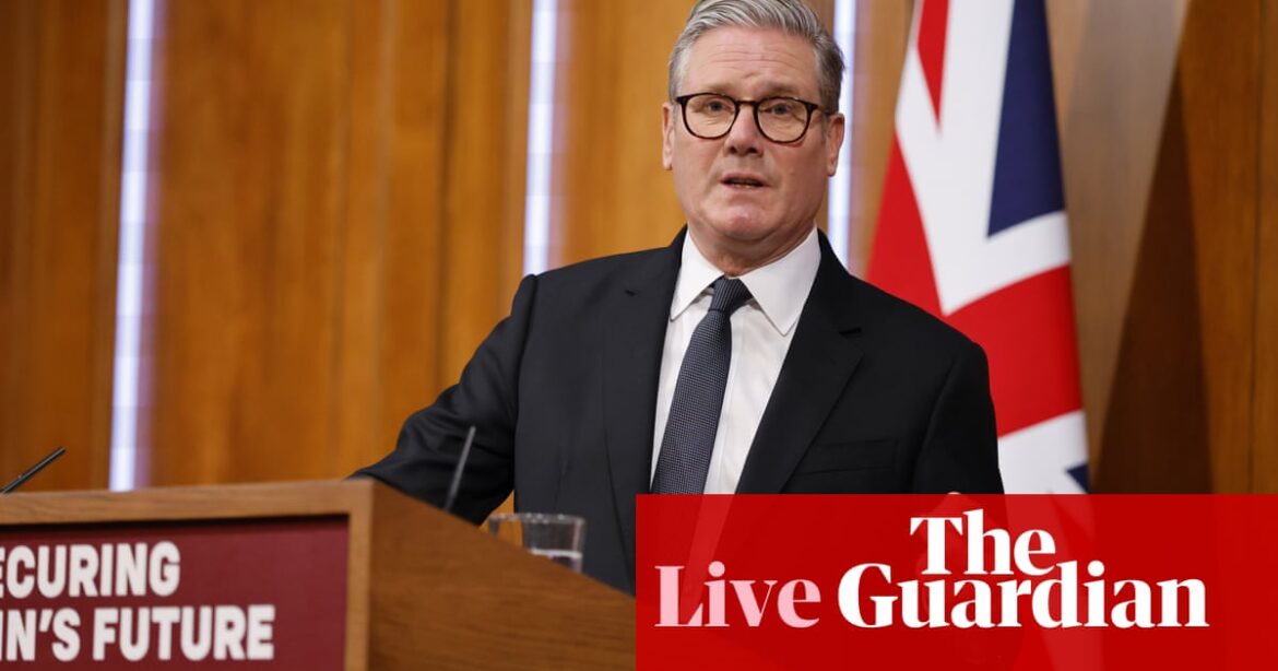 Keir Starmer says he wants net migration to fall ‘significantly’ by end of this parliament – UK politics live