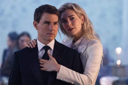 Tom Cruise and Vanessa Kirby in Mission: Impossible Dead Reckoning – Part One.
