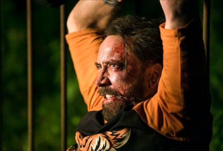 ‘A terrific work of art’ … Cage in Mandy, 2018, directed by Panos Cosmatos.