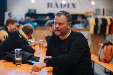 Magnus Vindenes, a member of Bodø/Glimt’s J-Feltet supporters’ group.
