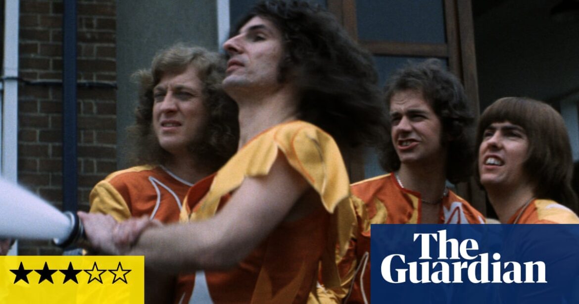 Slade in Flame review – Midlands glam rockers offer A Hard Day’s Night meets Get Carter